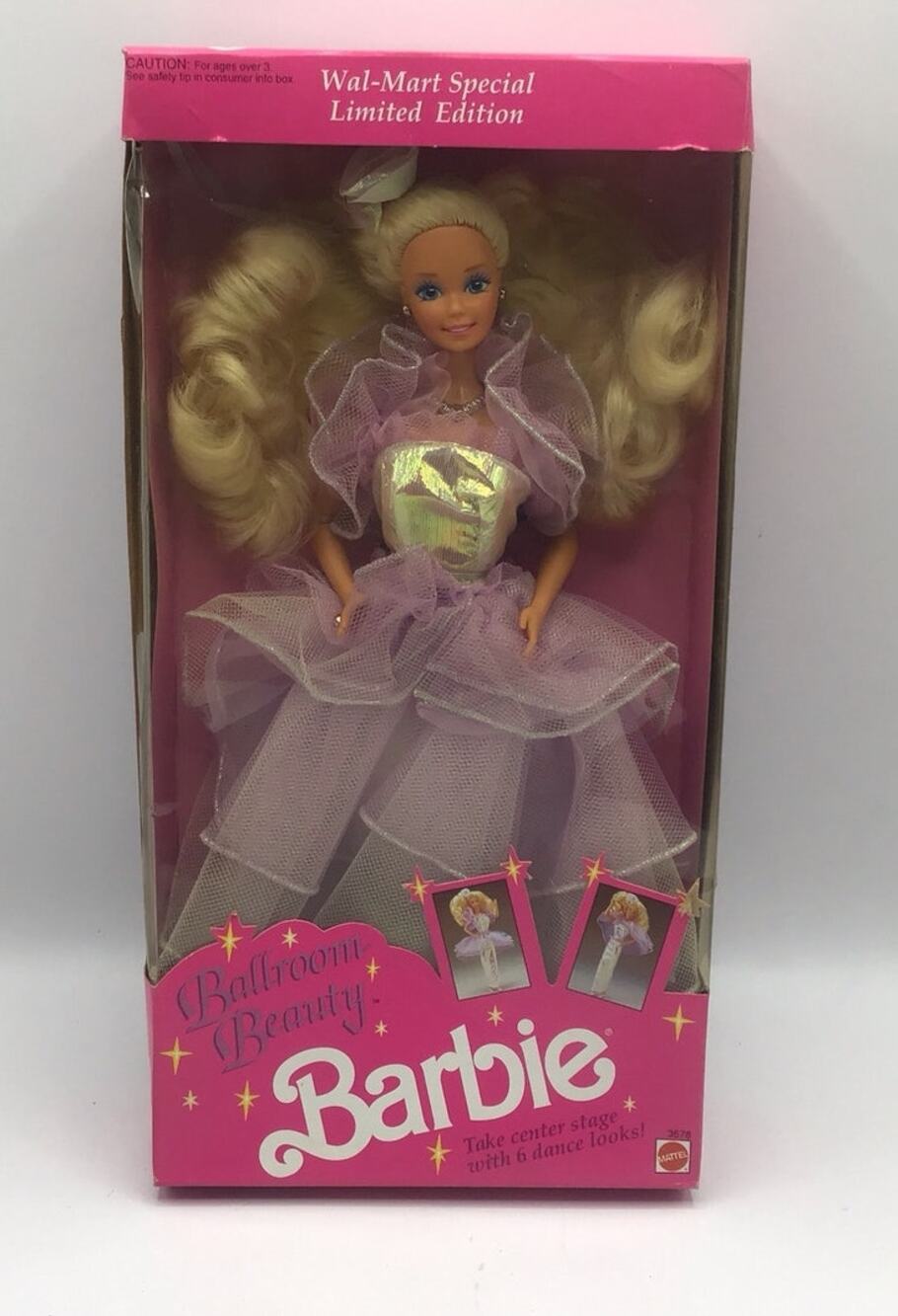 Ballroom Beauty Barbie Doll 1991 Vintage Mattel Wal-Mart Limited Edition NIB